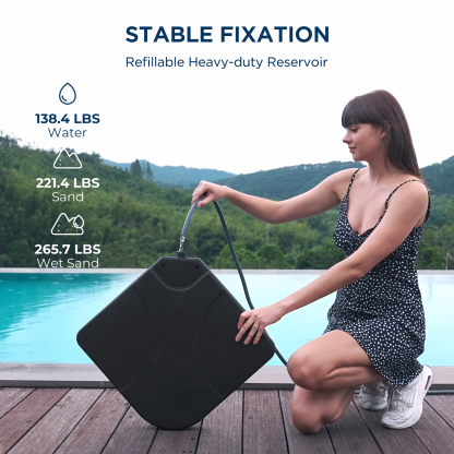 HOMSHADE 4-Piece Patio Umbrella Base