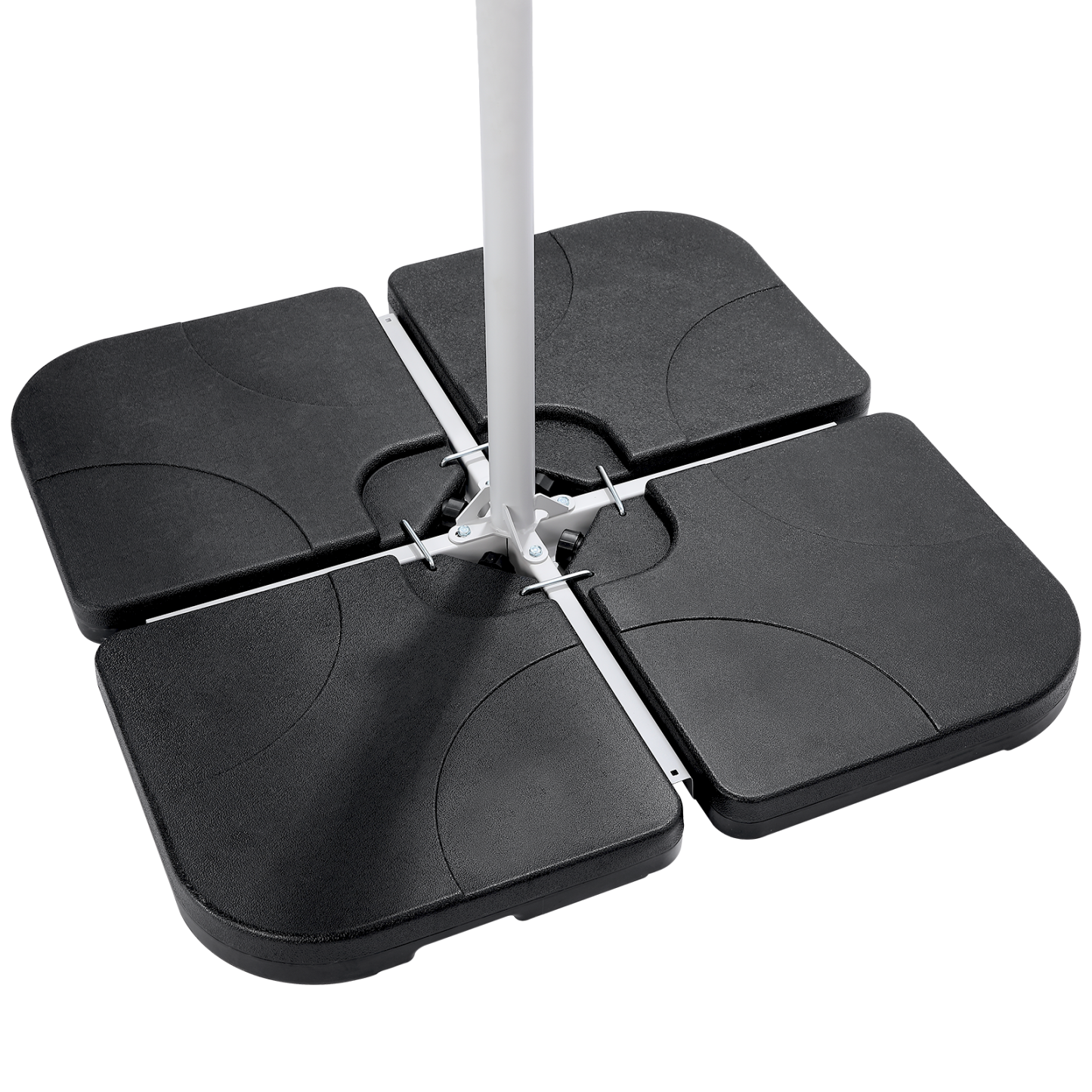 HOMSHADE 4-Piece Patio Umbrella Base