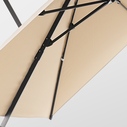 HOMSHADE Rectangle Offset Roman Umbrella