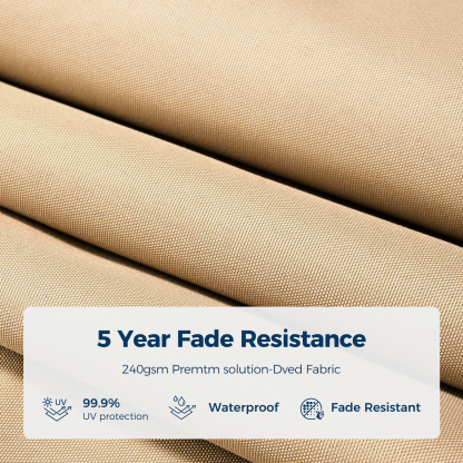 HOMSHADE Rectangle Offset Roman Umbrella