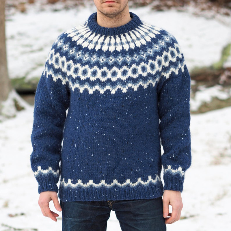 Blue Icelandic Vintage Sweater – paulinee