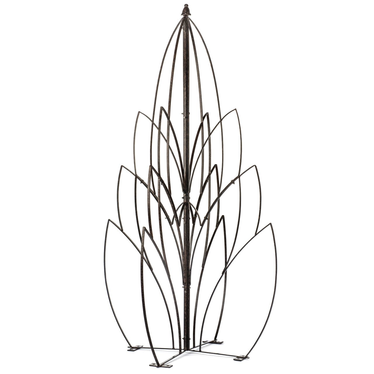Lotus Bud Garden Trellis Metal Yard Art paulinee