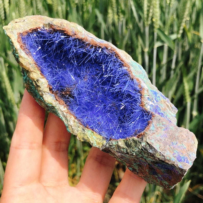 Blue Linarite, Crystal gift,Quartz Crystal,Energy crystal