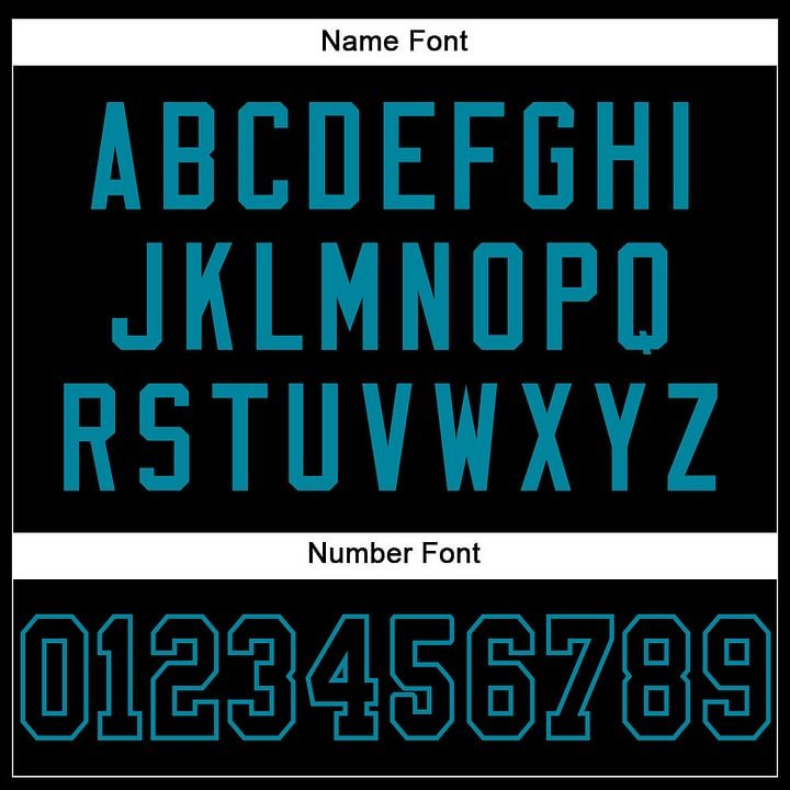 Custom Black Black-Teal MeshFootball Jersey
