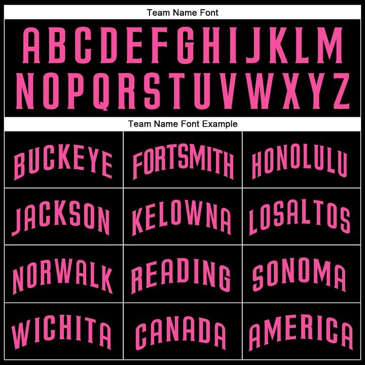 Custom Black Pink Baseball Jersey