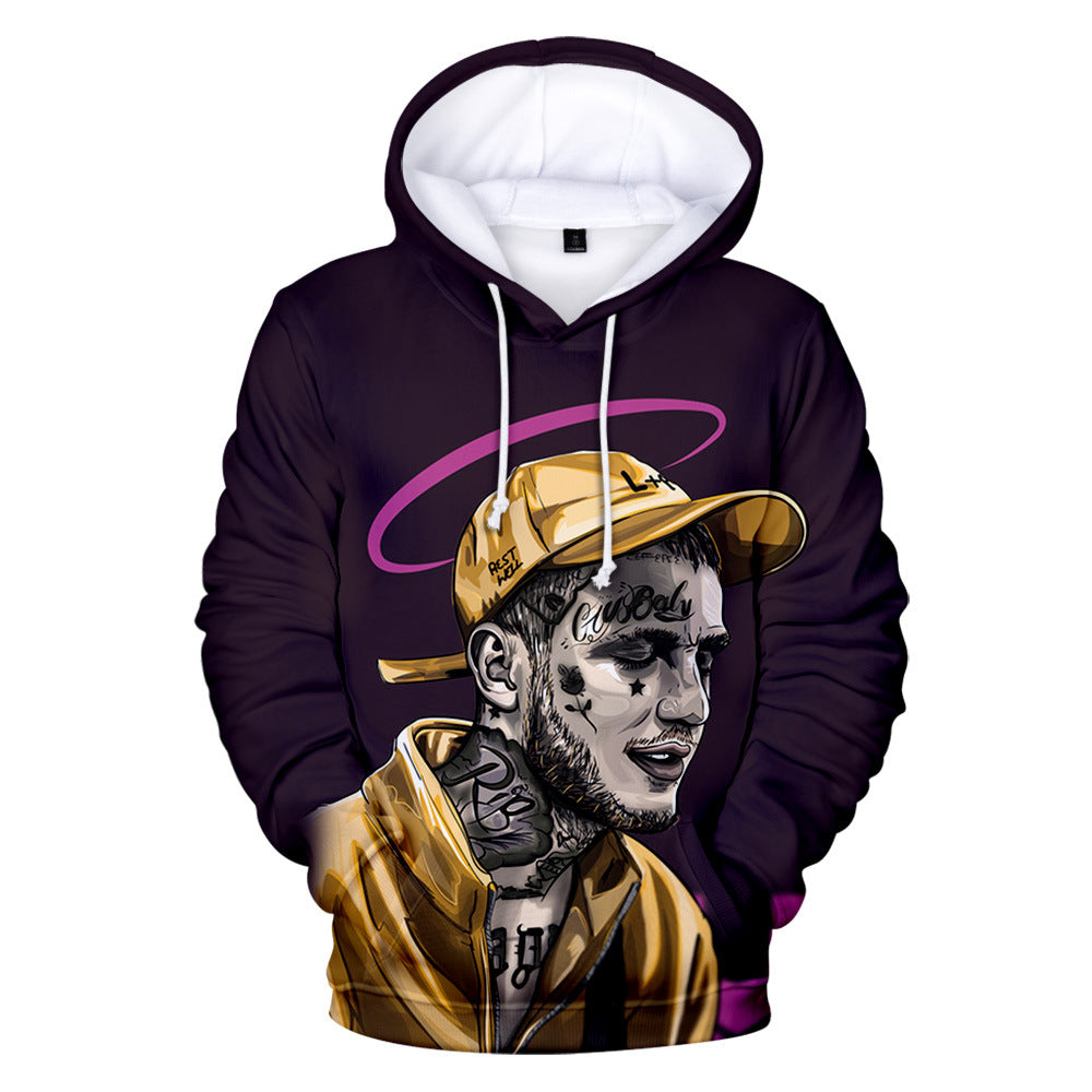 Lil Peep Merch Hoodie 3D Men & Women Sweatshirt Couple Hip-Hop Outfits-Mortick