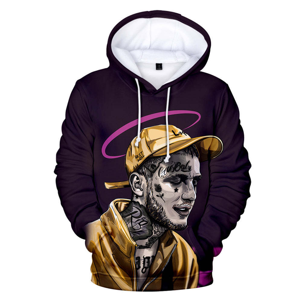 Lil Peep Merch Hoodie 3D Men & Women Sweatshirt Couple Hip-Hop Outfits-Mortick
