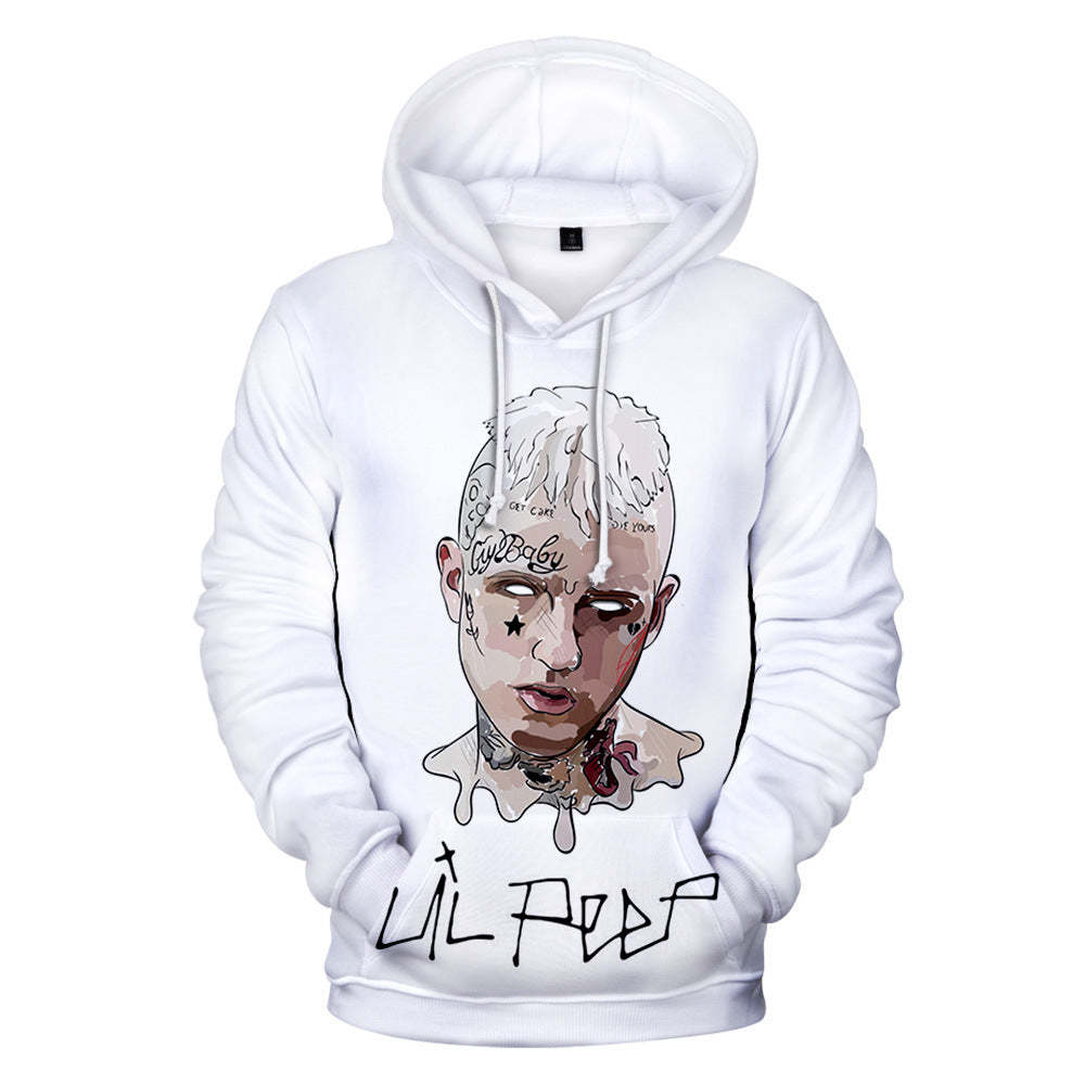 Lil Peep Merch Hoodie 3D Men & Women Sweatshirt Couple Hip-Hop Outfits-Mortick