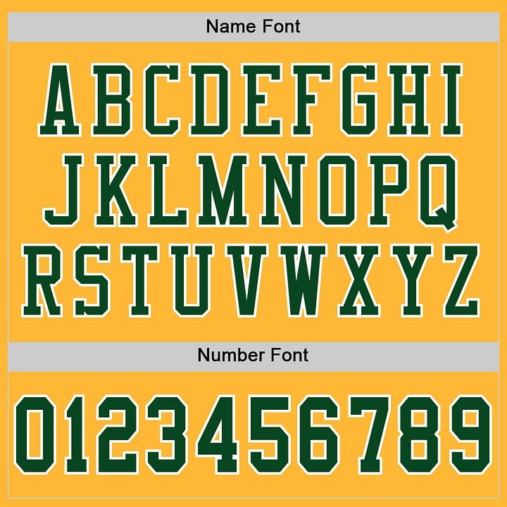 Custom Gold Green-White Mesh Football Jersey