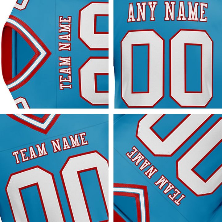 Custom Blue Football Jersey