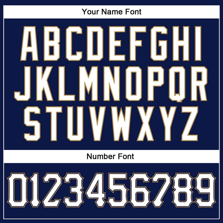 Custom Navy White Pinstripe White-Old Gold Baseball Jersey