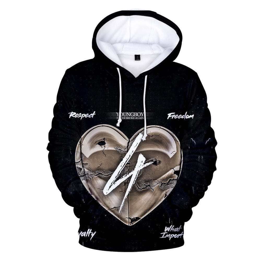 Nba Youngboy Hoodie 3D Men & Women Sweatshirt Couple Hip-Hop Sweater-Mortick