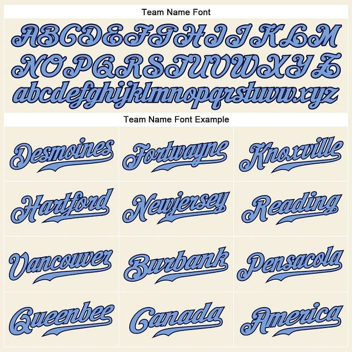 Custom Baseball Jersey Cream Navy Pinstripe Light Blue-Navy