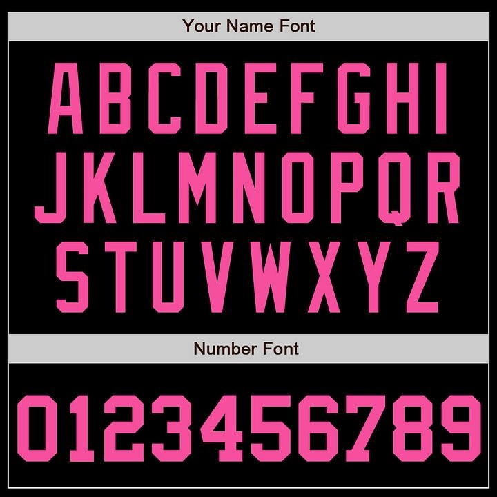 Custom Black Pink Baseball Jersey