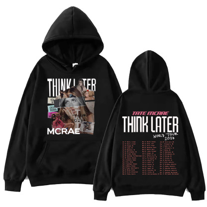 Tate Mcrae Hoodie The Think Later World Tour 2024-Mortick