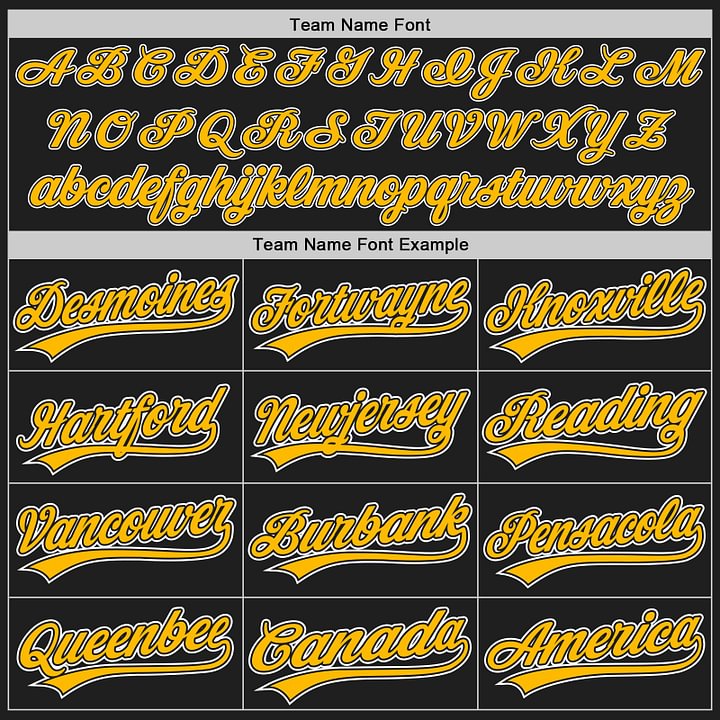 Custom Black Gold Pinstripe Gold-White Baseball Jersey