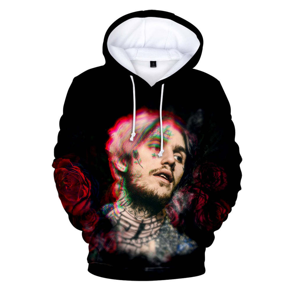 Lil Peep Merch Hoodie 3D Men & Women Sweatshirt Couple Hip-Hop Outfits-Mortick