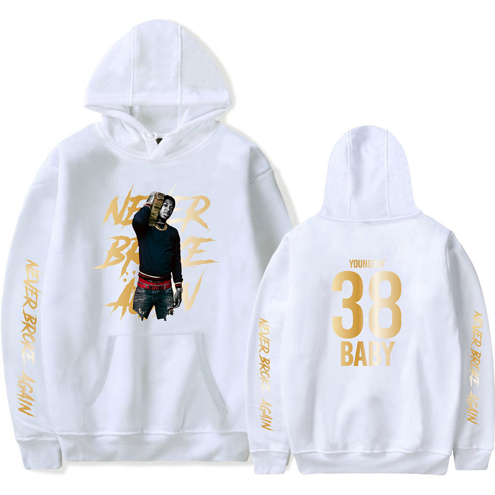 38baby Yb Merch nba youngboy never broke again hoodie golden limited s