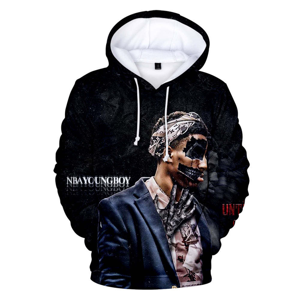 Nba Youngboy Hoodie 3D Men & Women Sweatshirt Couple Hip-Hop Sweater-Mortick