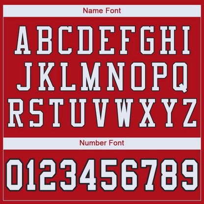 Custom Red White-Black Mesh Football Jersey