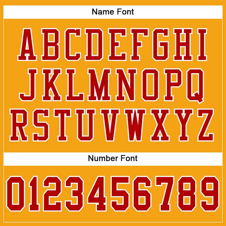 Custom Gold Red-White Mesh Football Jersey
