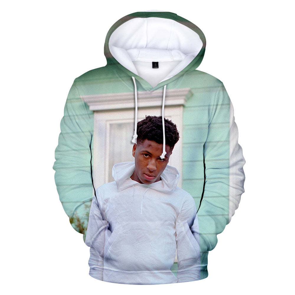 3D Nba Youngboy Hoodie Men & Women Sweatshirt Couple Hip-Hop Sweater-Mortick