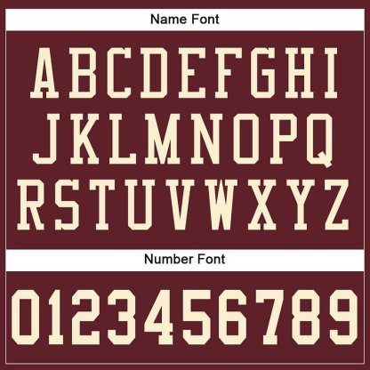 Custom Burgundy Cream Mesh Football Jersey