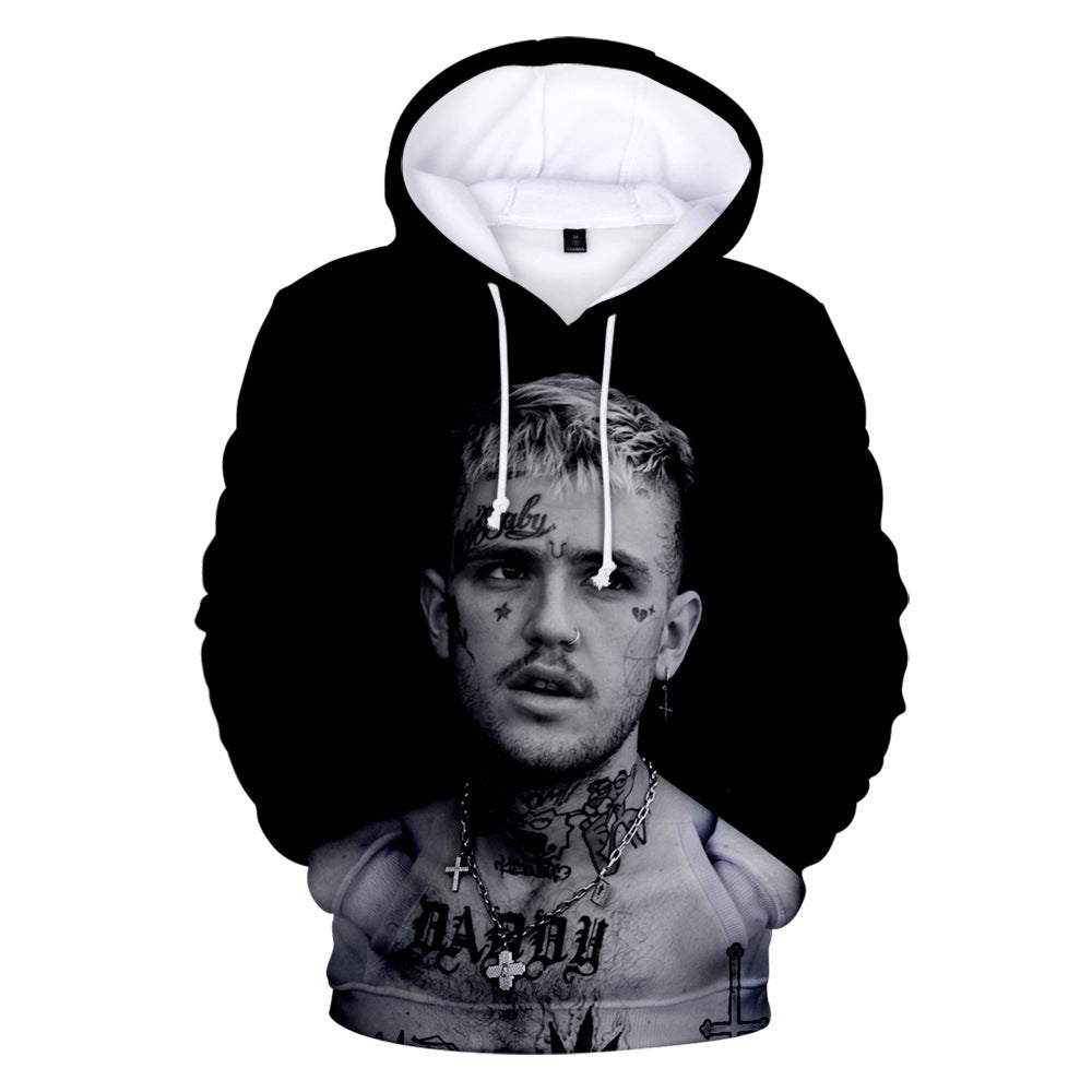 Lil Peep Merch Hoodie 3D Men & Women Sweatshirt Couple Hip-Hop Outfits-Mortick