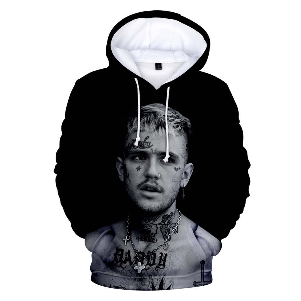 Lil Peep Merch Hoodie 3D Men & Women Sweatshirt Couple Hip-Hop Outfits-Mortick