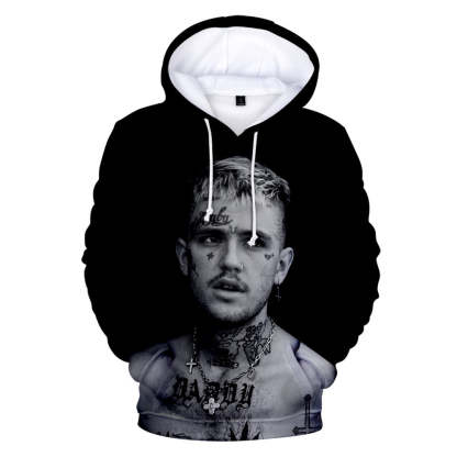 Lil Peep Merch Hoodie 3D Men & Women Sweatshirt Couple Hip-Hop Outfits-Mortick