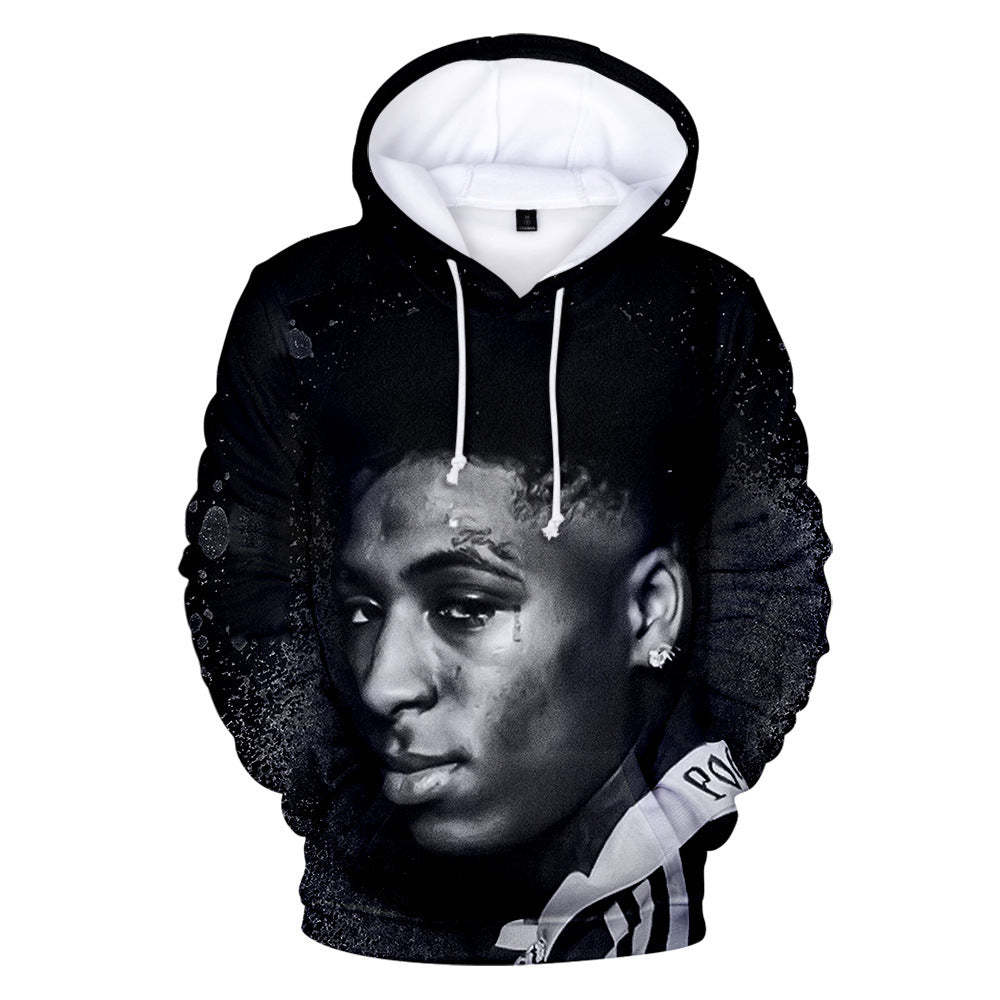 Nba Youngboy Hoodie 3D Men & Women Sweatshirt Couple Hip-Hop Sweater-Mortick