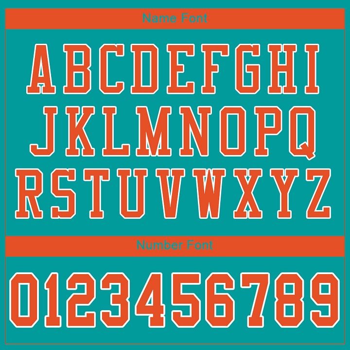 Custom Aqua Orange-White Mesh Football Jersey