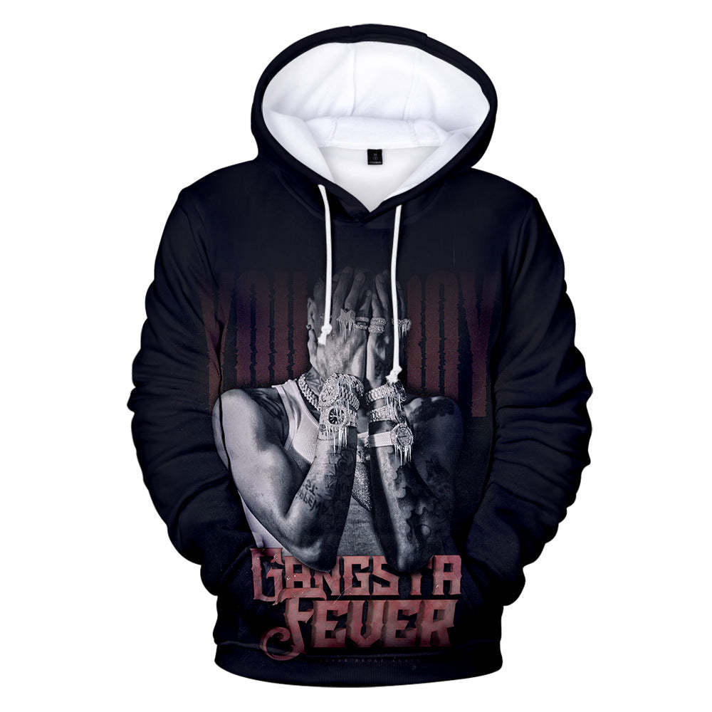 Nba Youngboy Hoodie 3D Men & Women Sweatshirt Couple Hip-Hop Sweater-Mortick
