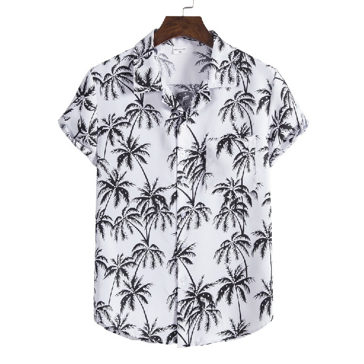 Men's Hawaiian Shirts - Palm Tree