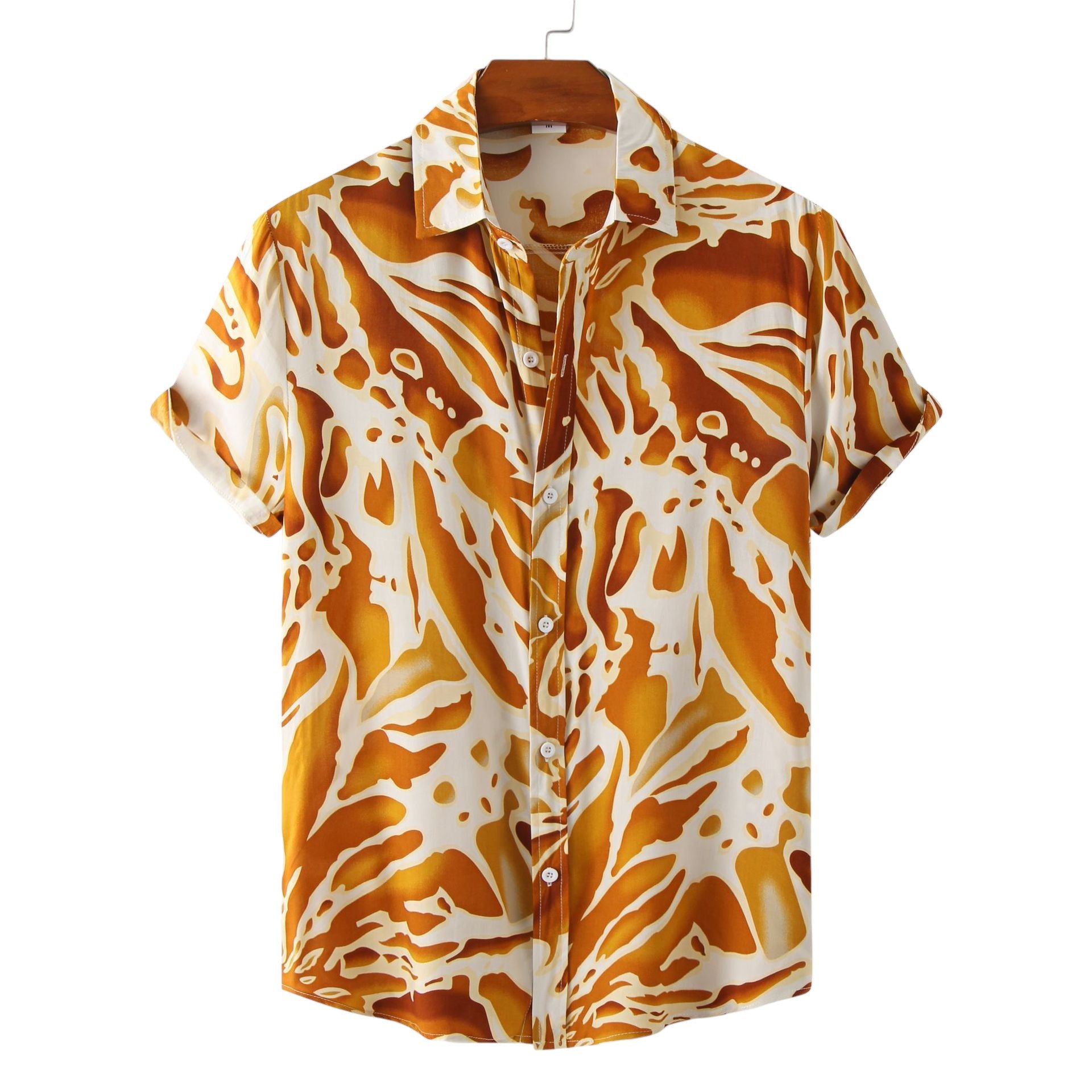 Cotton Hawaiian Shirt - Men's Beach Shirts