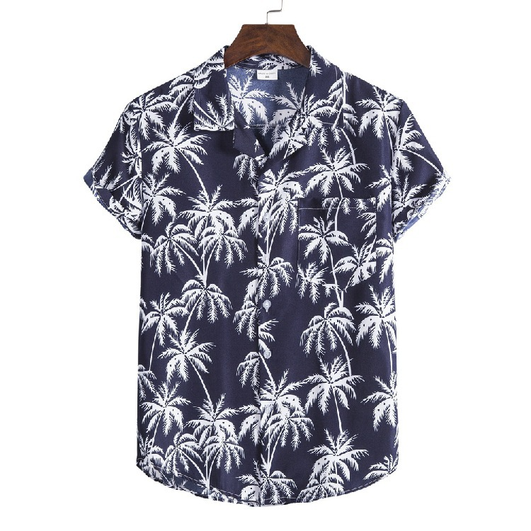 Men's Hawaiian Shirts - Palm Tree