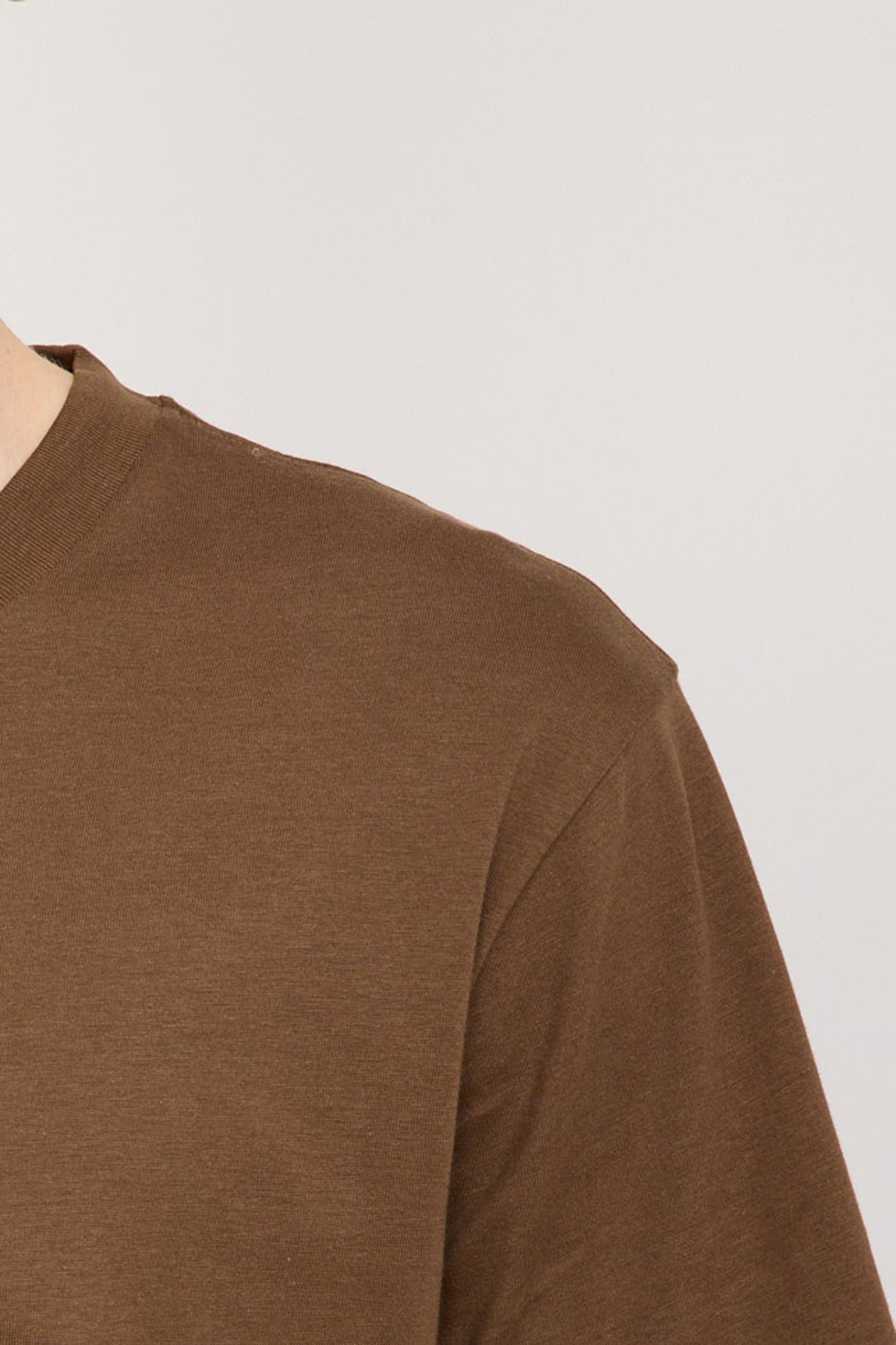 Regular Fit T-Shirt Chocolate/Black