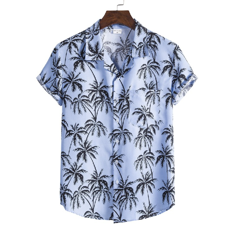 Men's Hawaiian Shirts - Palm Tree