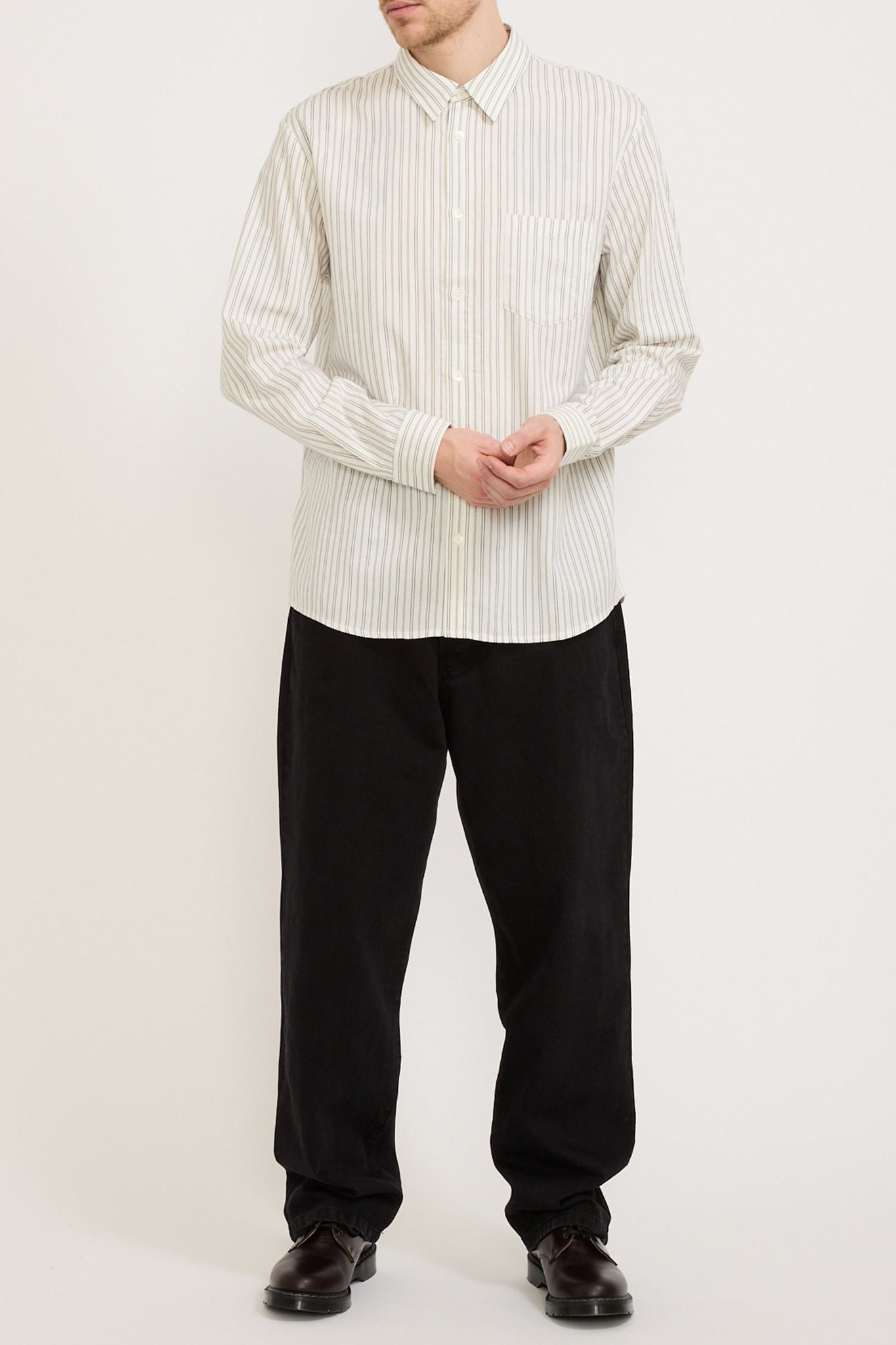 Slight Stretch Shirt Dark Navy