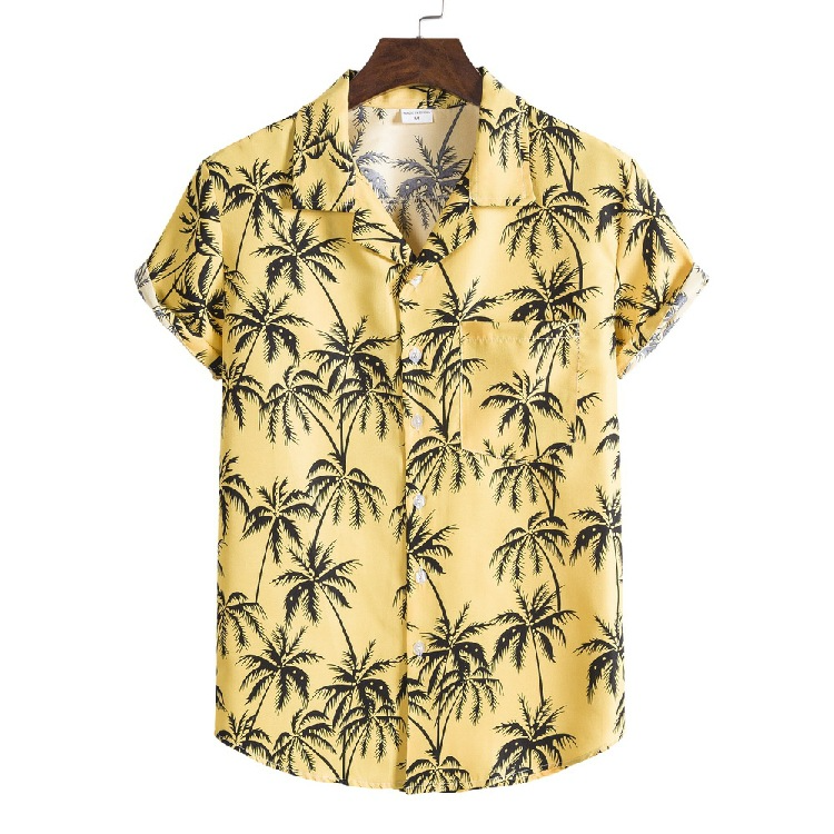 Men's Hawaiian Shirts - Palm Tree