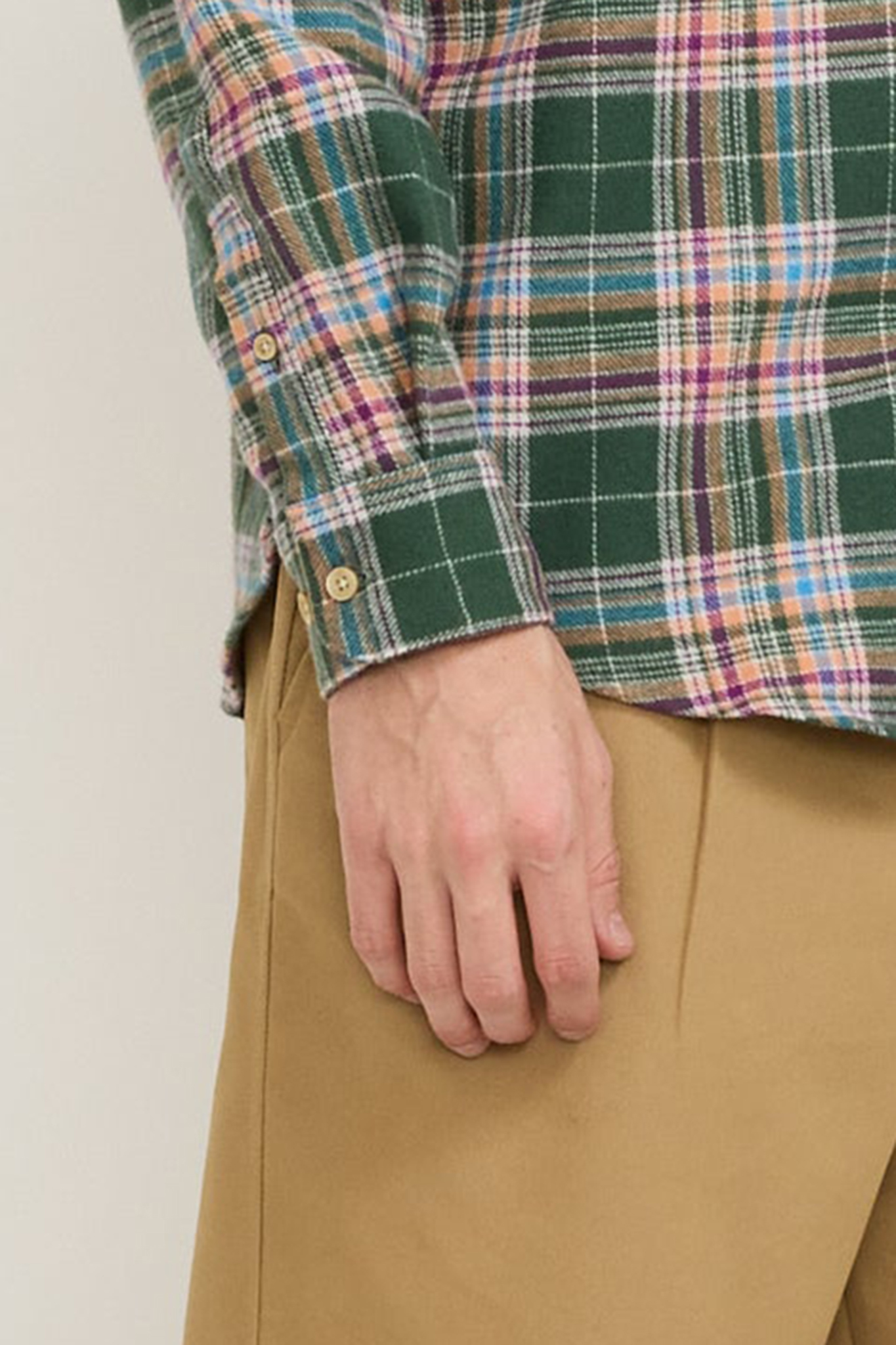 Casual Style Shirt Green