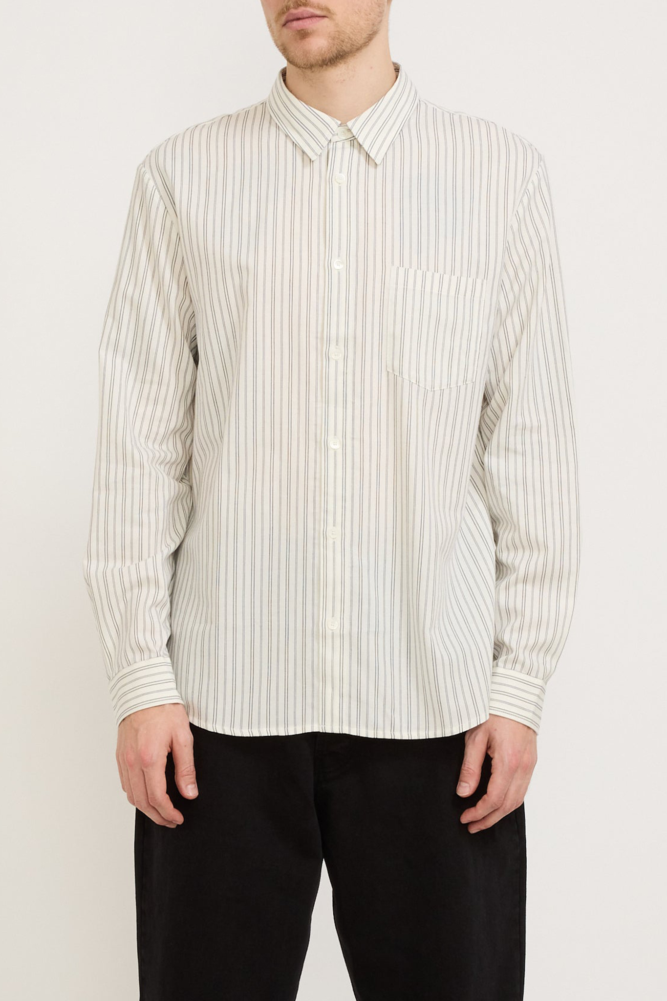 Slight Stretch Shirt Dark Navy