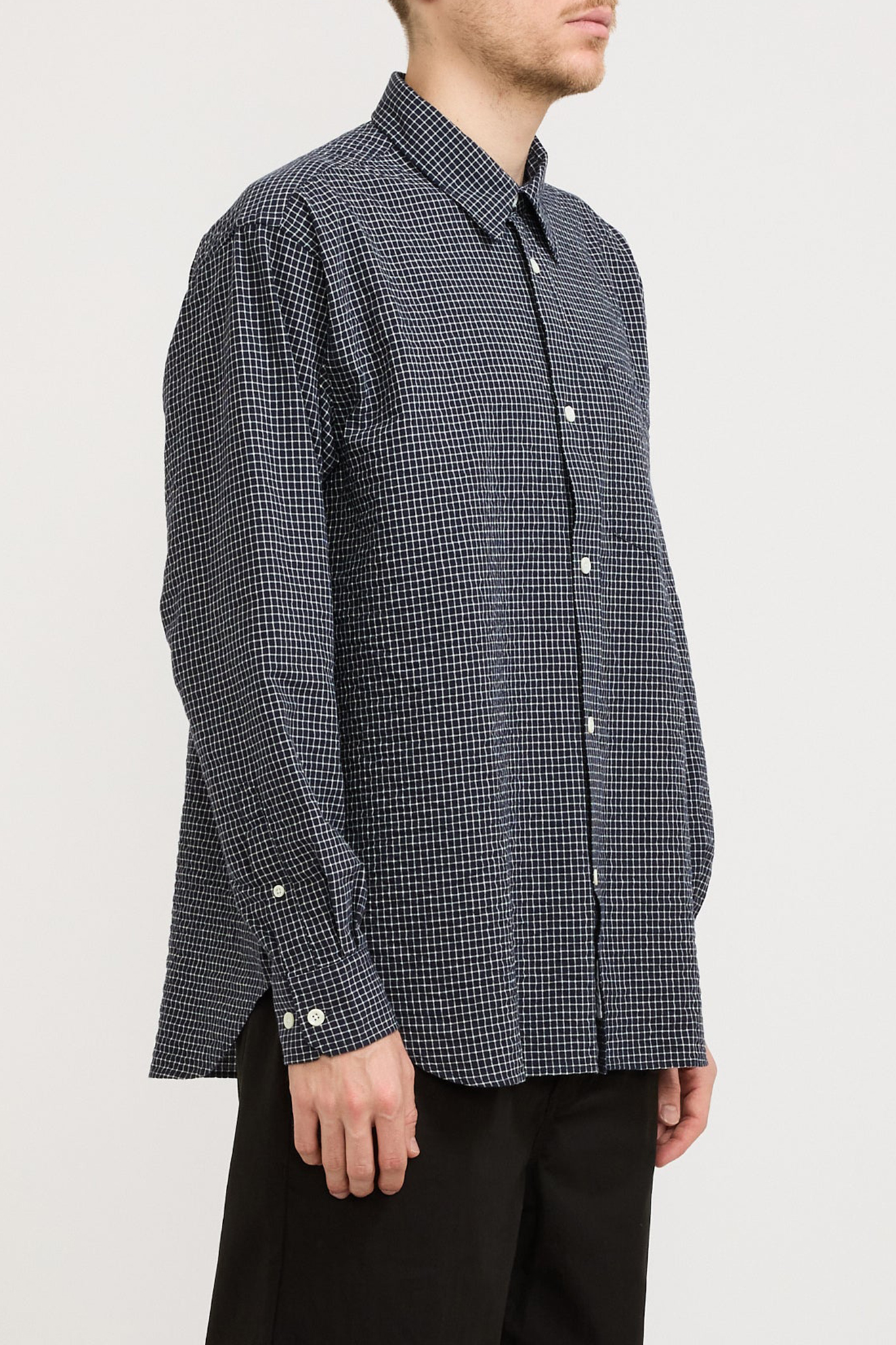 Oversized Shirt Dark Navy
