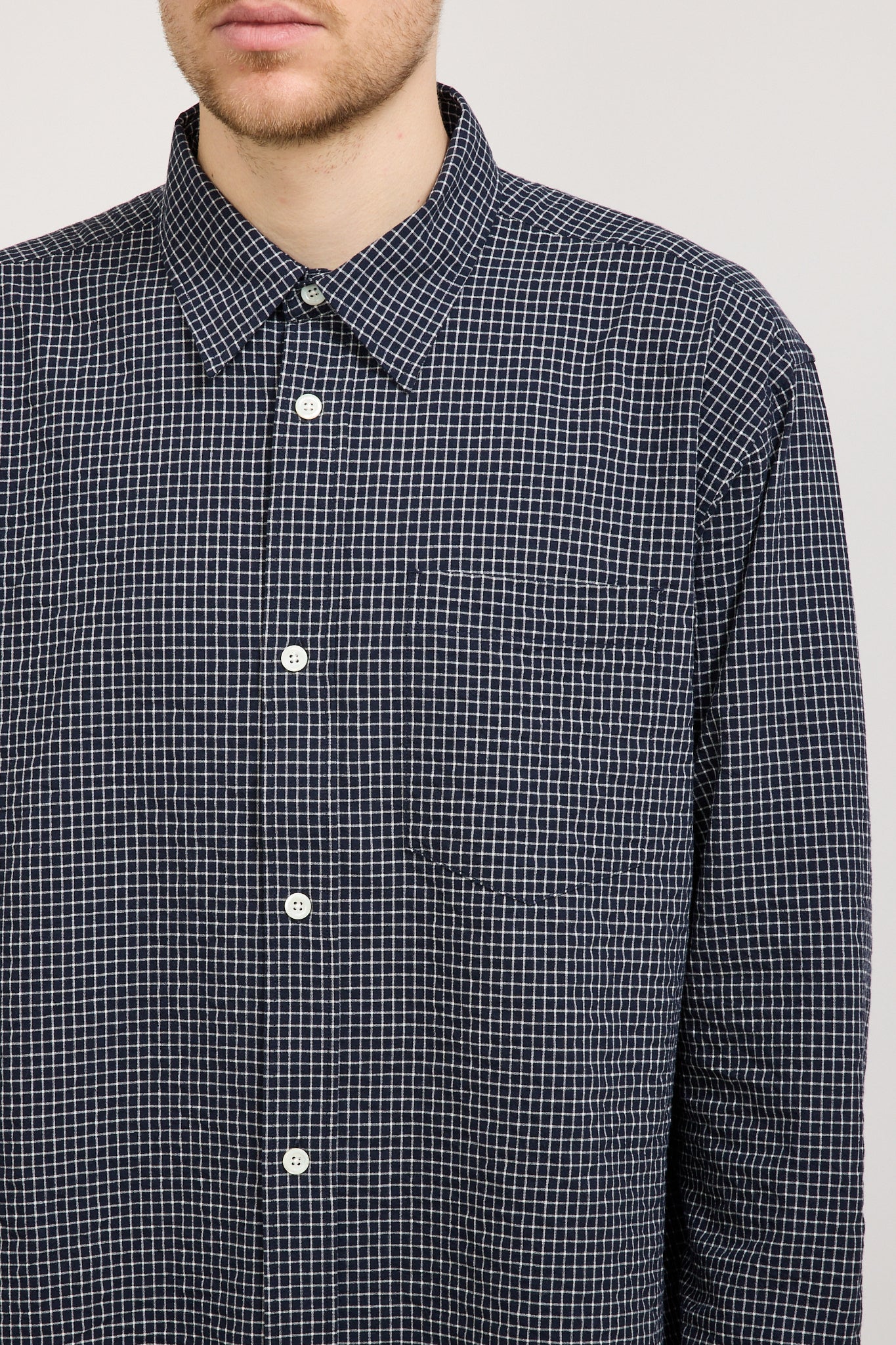 Oversized Shirt Dark Navy