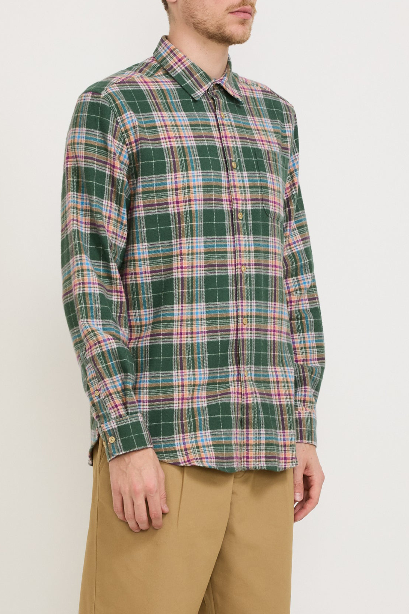 Casual Style Shirt Green