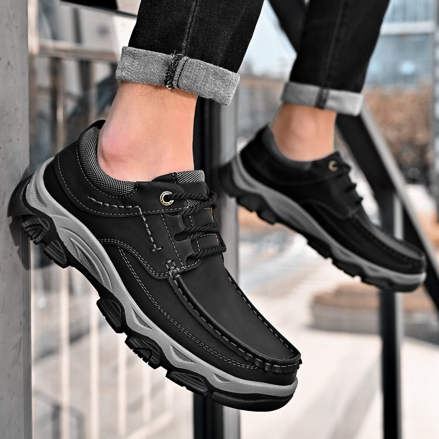 transition with orthopedic and extremely comfortable sole with laces (Ⅰ)