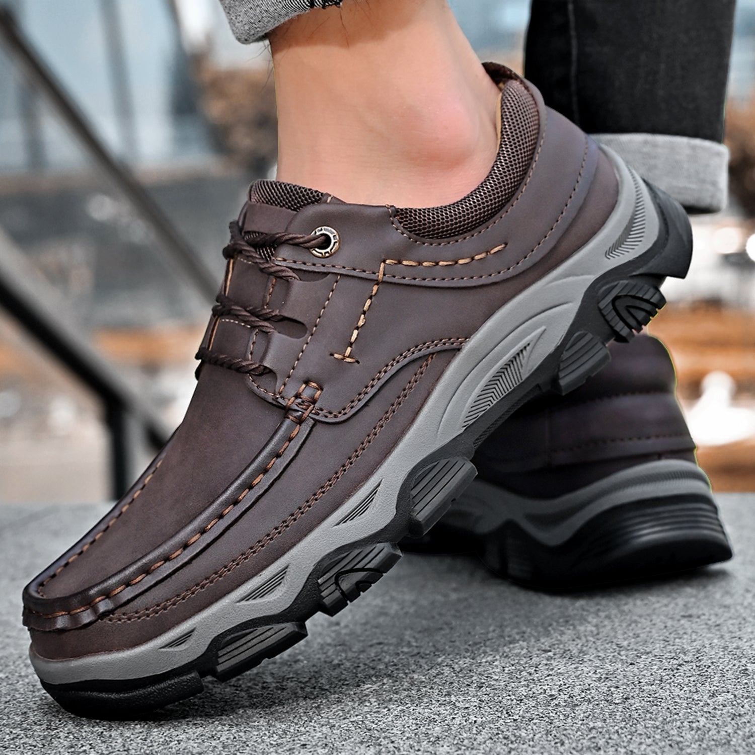 transition with orthopedic and extremely comfortable sole with laces (Ⅰ)