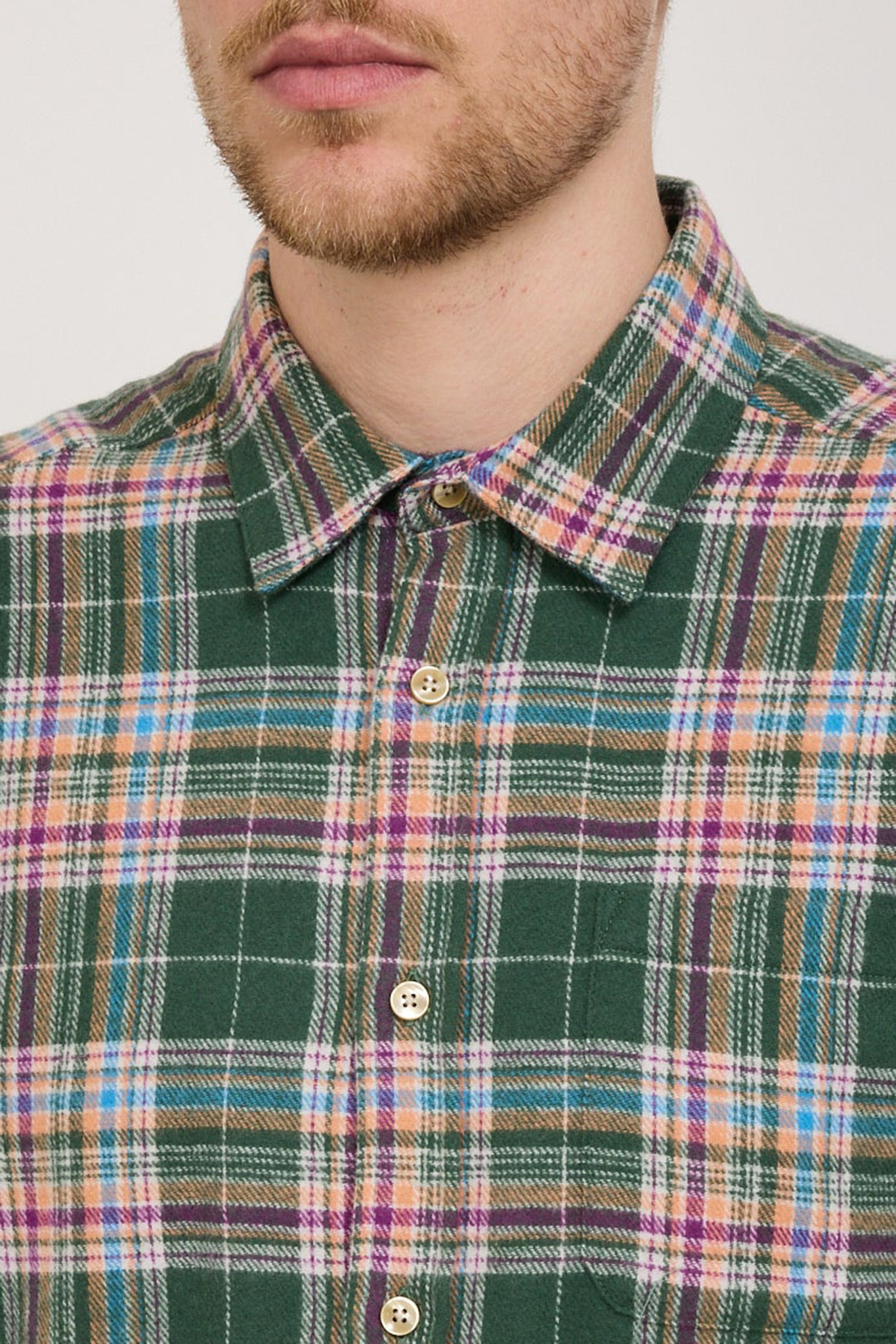 Casual Style Shirt Green