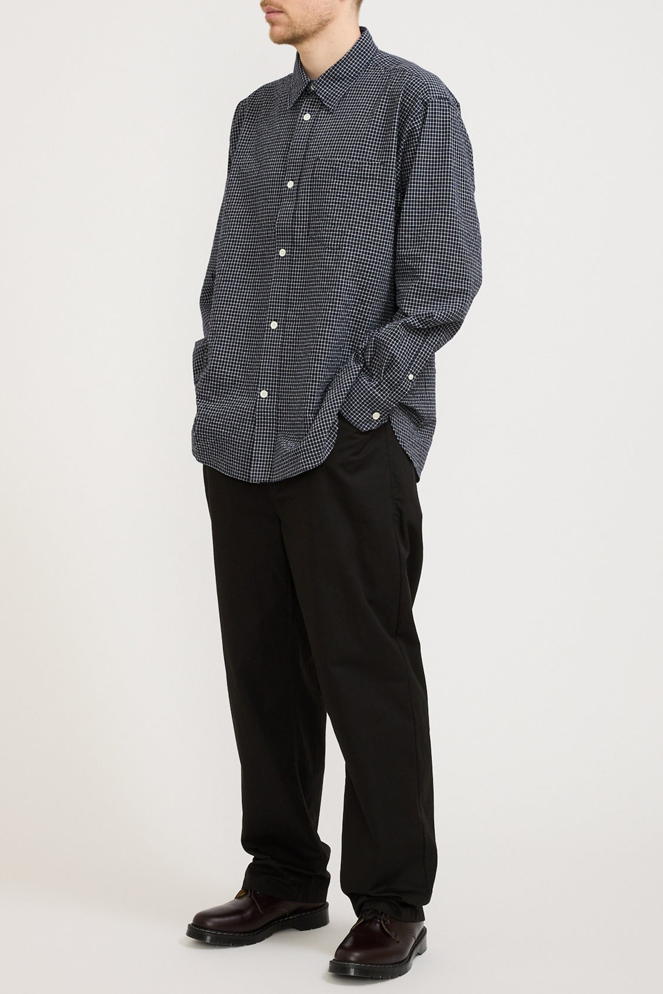 Oversized Shirt Dark Navy