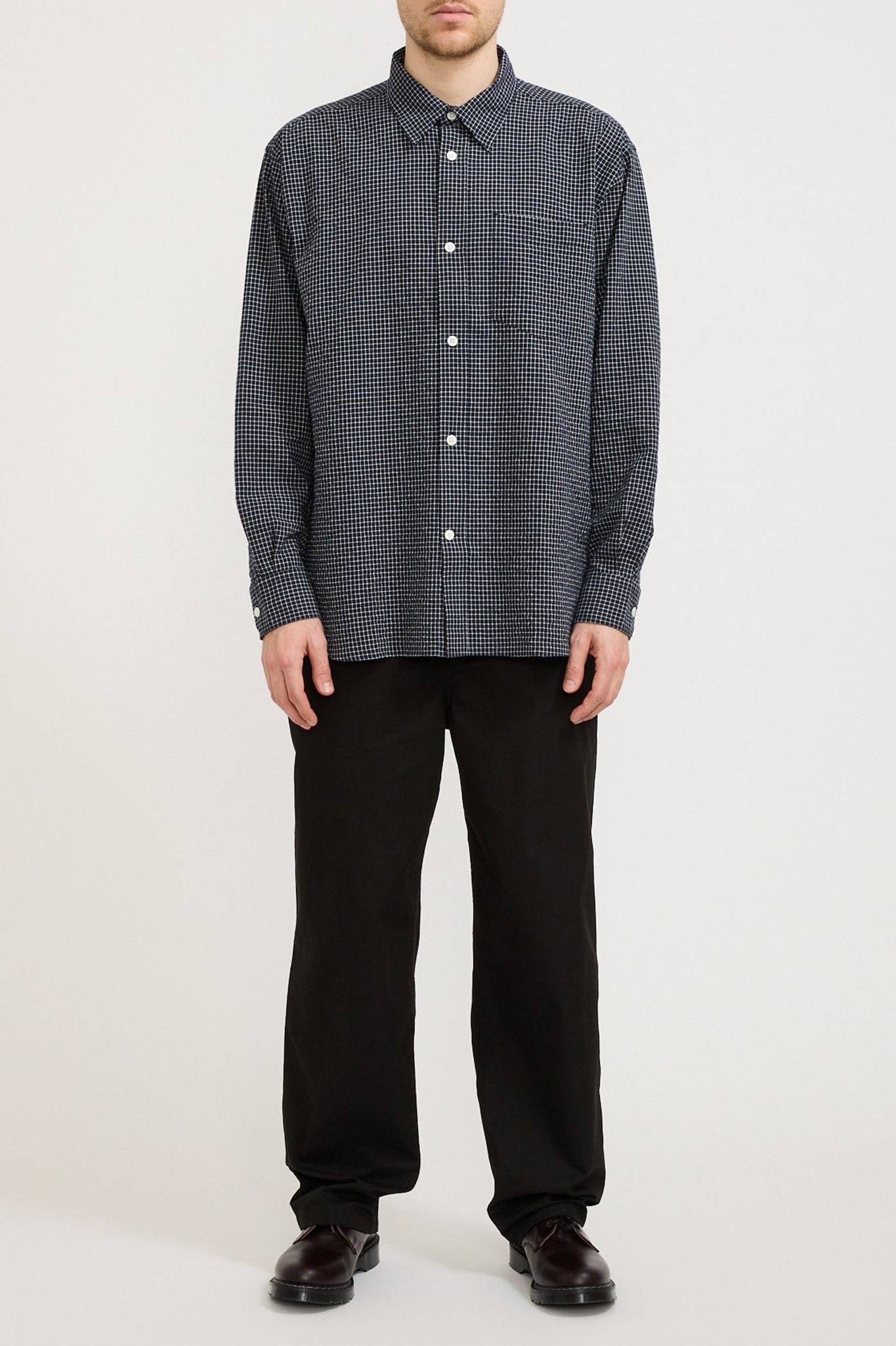 Oversized Shirt Dark Navy